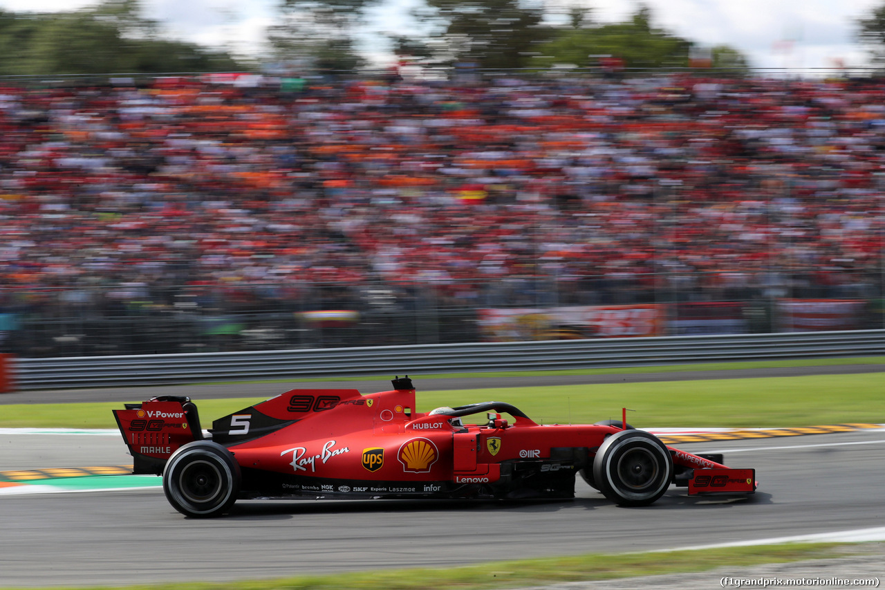 GP ITALIA, 08.09.2019 - Gara, Sebastian Vettel (GER) Ferrari SF90