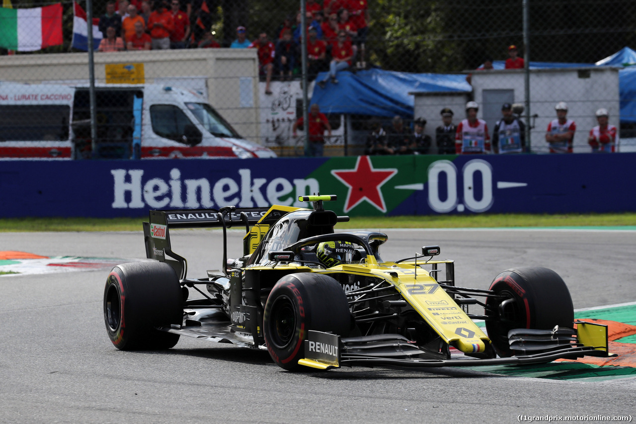 GP ITALIA, 08.09.2019 - Gara, Nico Hulkenberg (GER) Renault Sport F1 Team RS19