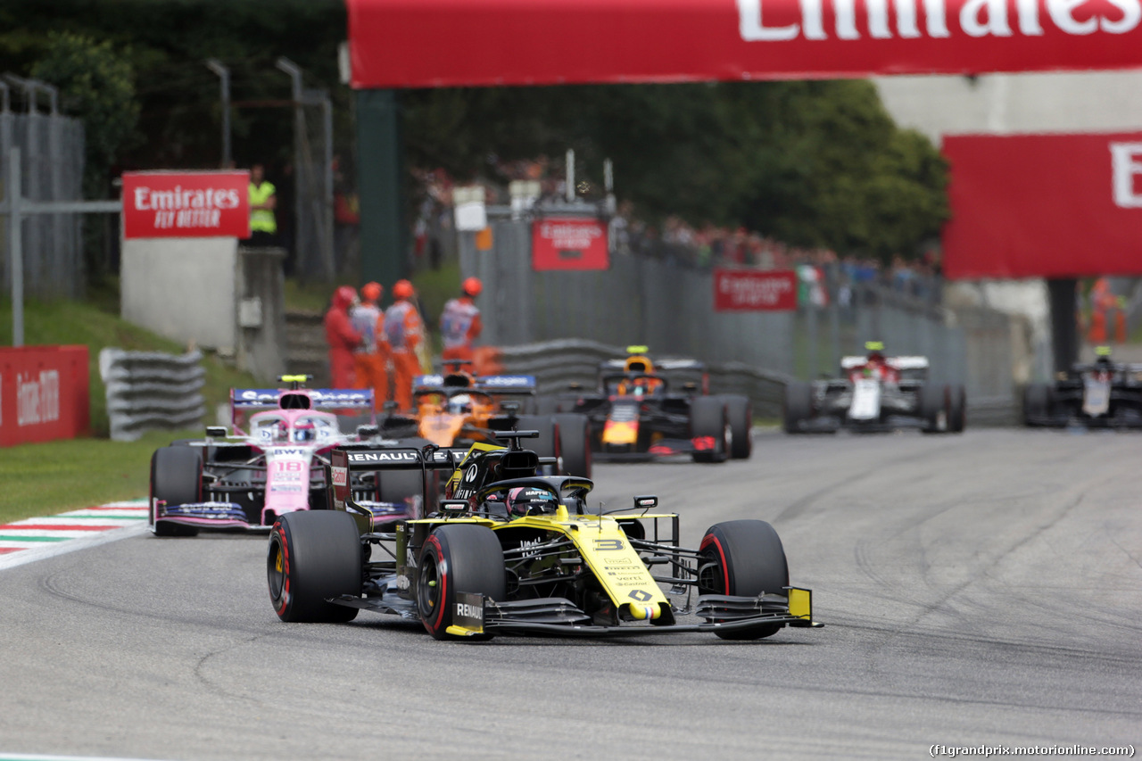 GP ITALIA, 08.09.2019 - Gara, Daniel Ricciardo (AUS) Renault Sport F1 Team RS19