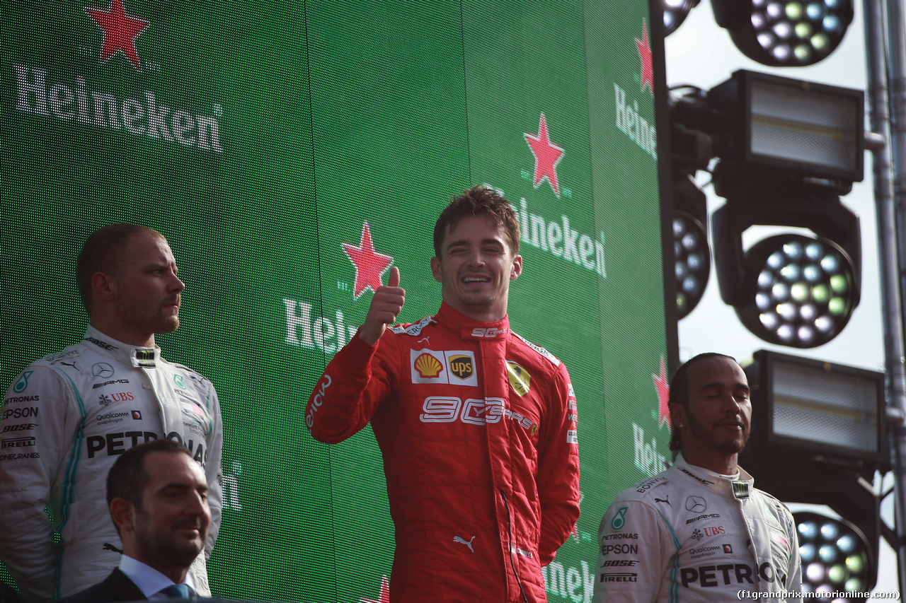 GP ITALIA, 08.09.2019 - Gara, Charles Leclerc (MON) Ferrari SF90 vincitore