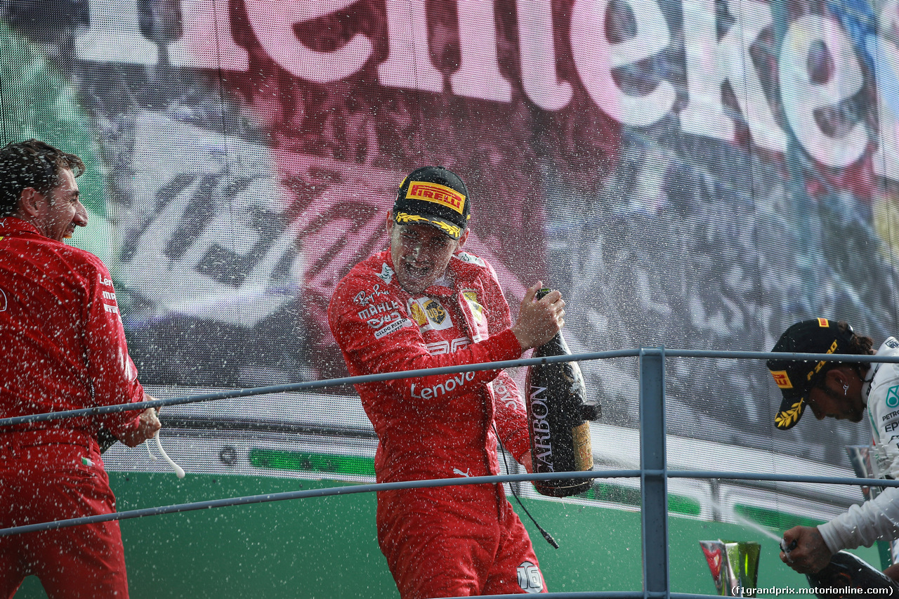 GP ITALIA, 08.09.2019 - Gara, Charles Leclerc (MON) Ferrari SF90 vincitore