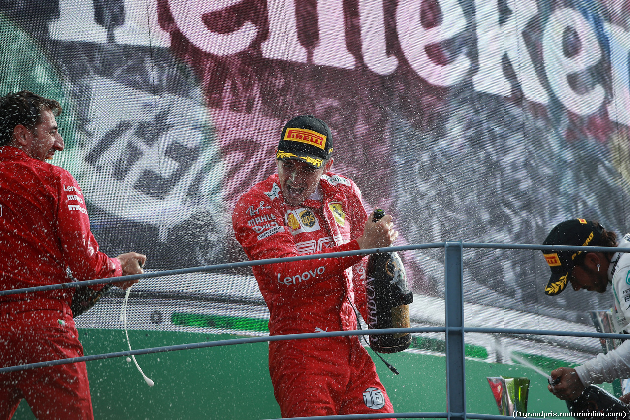 GP ITALIA, 08.09.2019 - Gara, Charles Leclerc (MON) Ferrari SF90 vincitore