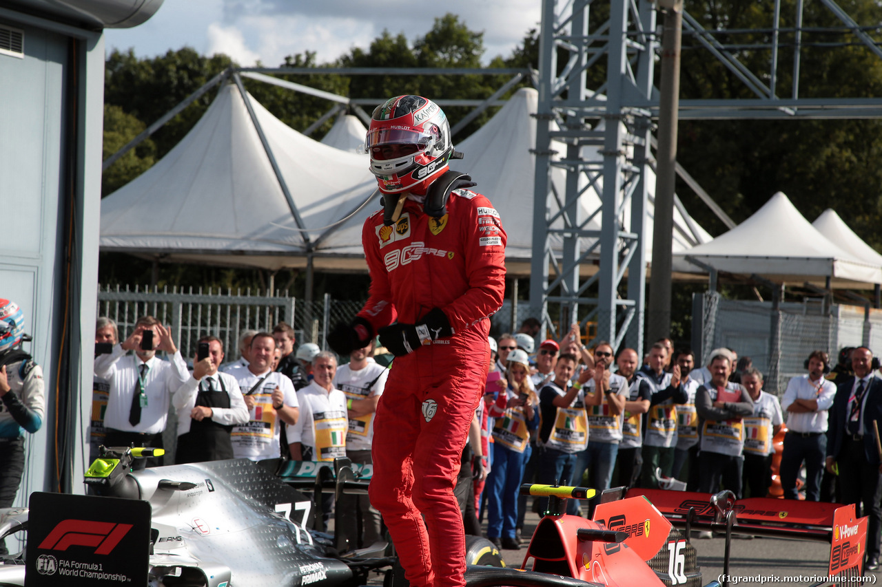 GP ITALIA, 08.09.2019 - Gara, Charles Leclerc (MON) Ferrari SF90 vincitore