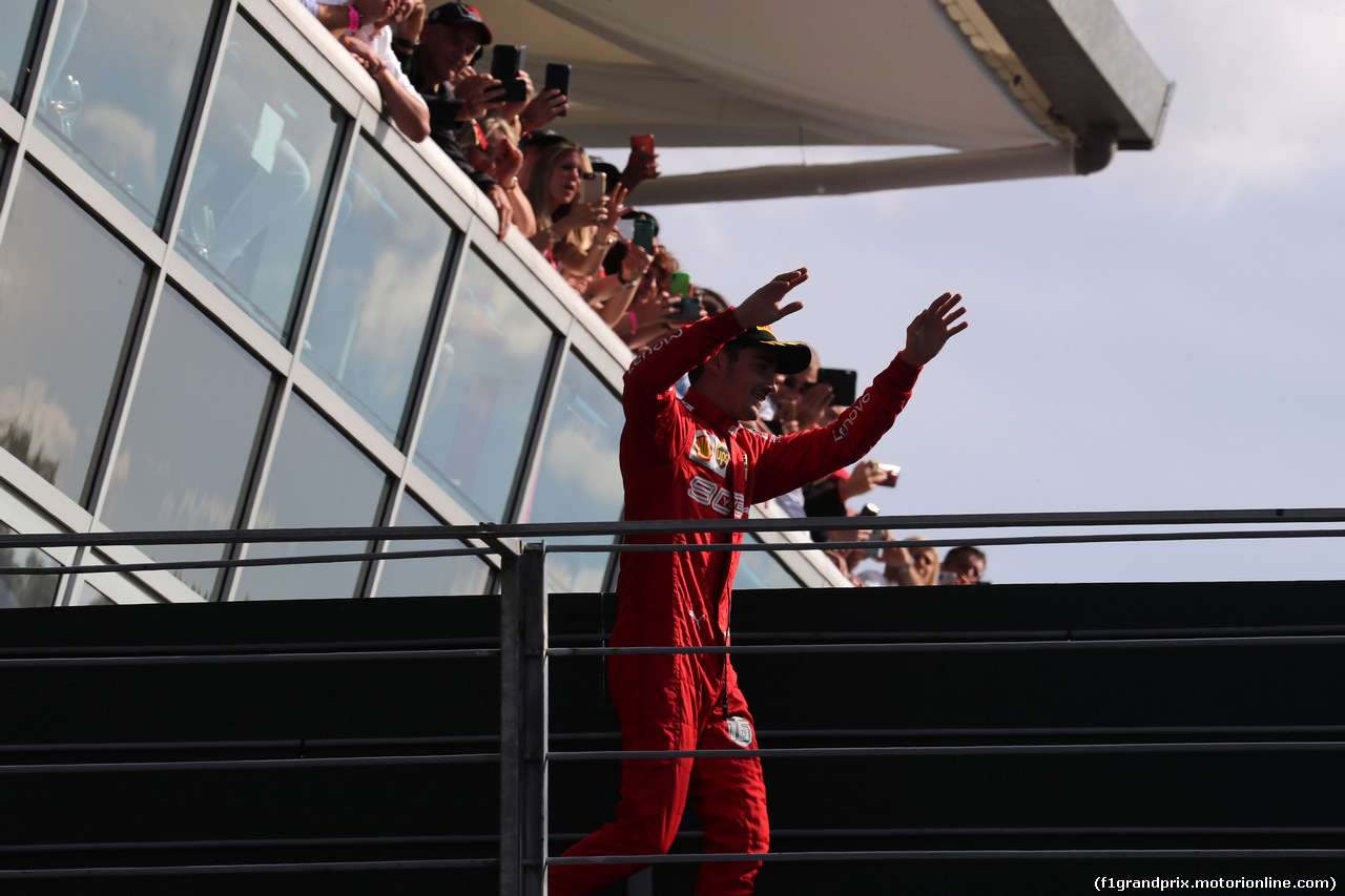 GP ITALIA, 08.09.2019 - Gara, Charles Leclerc (MON) Ferrari SF90 vincitore