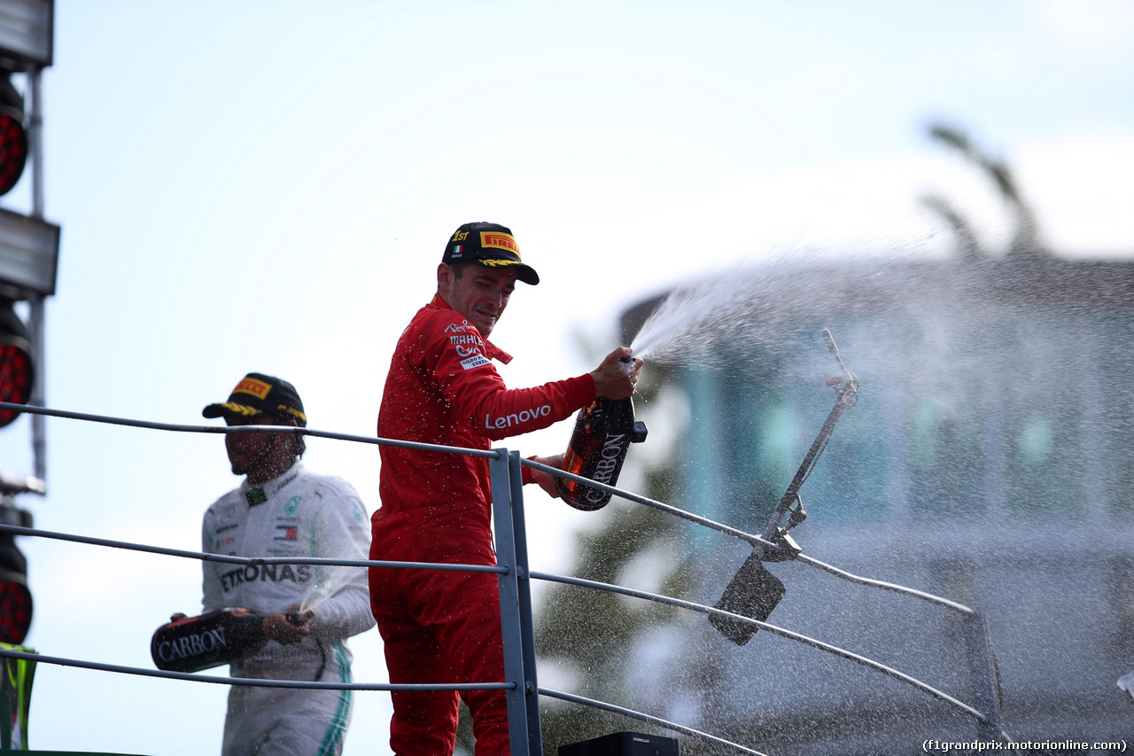 GP ITALIA, 08.09.2019 - Gara, Charles Leclerc (MON) Ferrari SF90 vincitore