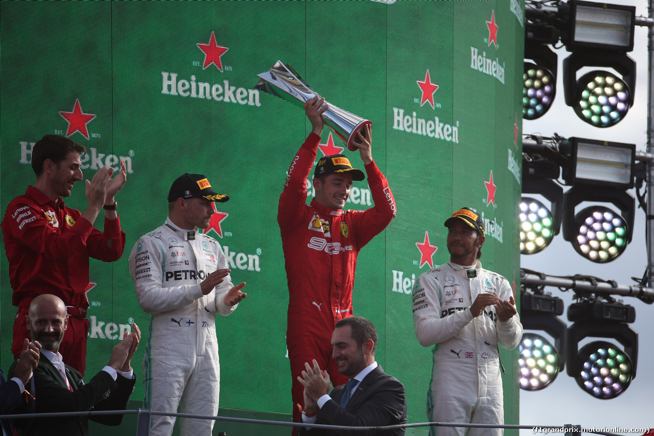 GP ITALIA, 08.09.2019 - Gara, Charles Leclerc (MON) Ferrari SF90 vincitore
