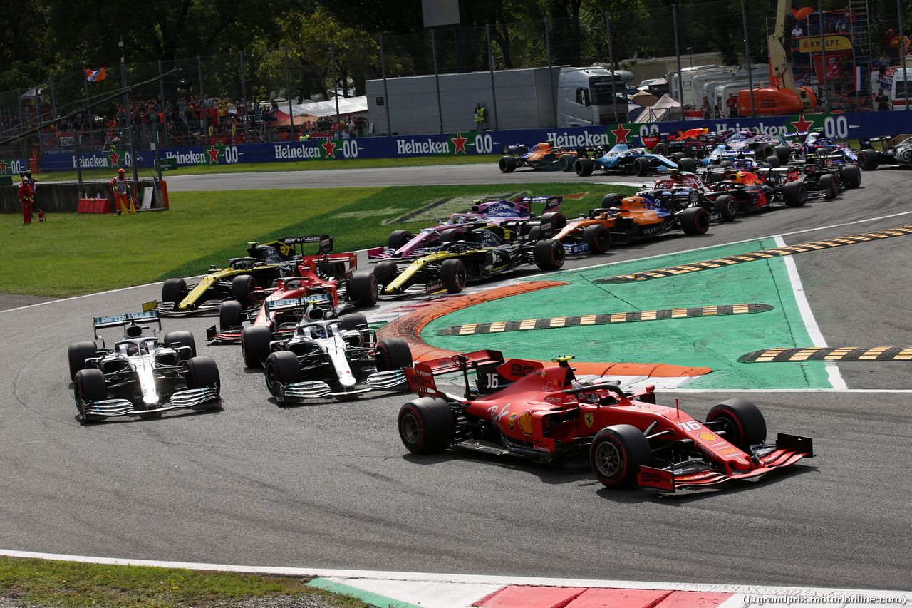 GP ITALIA, 08.09.2019 - Gara, Start of the race