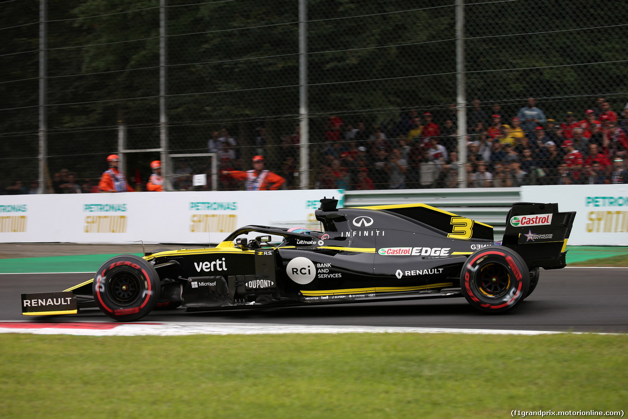 GP ITALIA, 07.09.2019 - Prove Libere 3, Daniel Ricciardo (AUS) Renault Sport F1 Team RS19