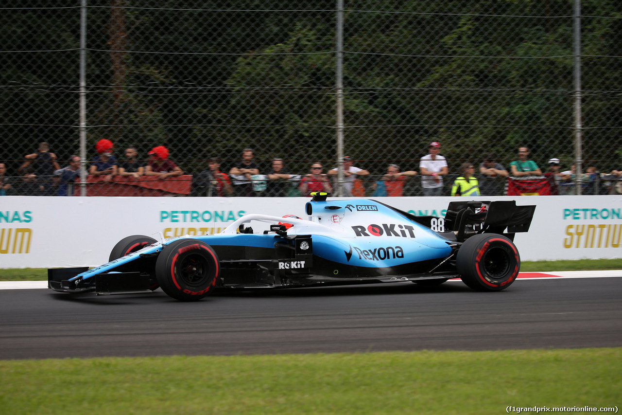GP ITALIA, 07.09.2019 - Prove Libere 3, Robert Kubica (POL) Williams Racing FW42