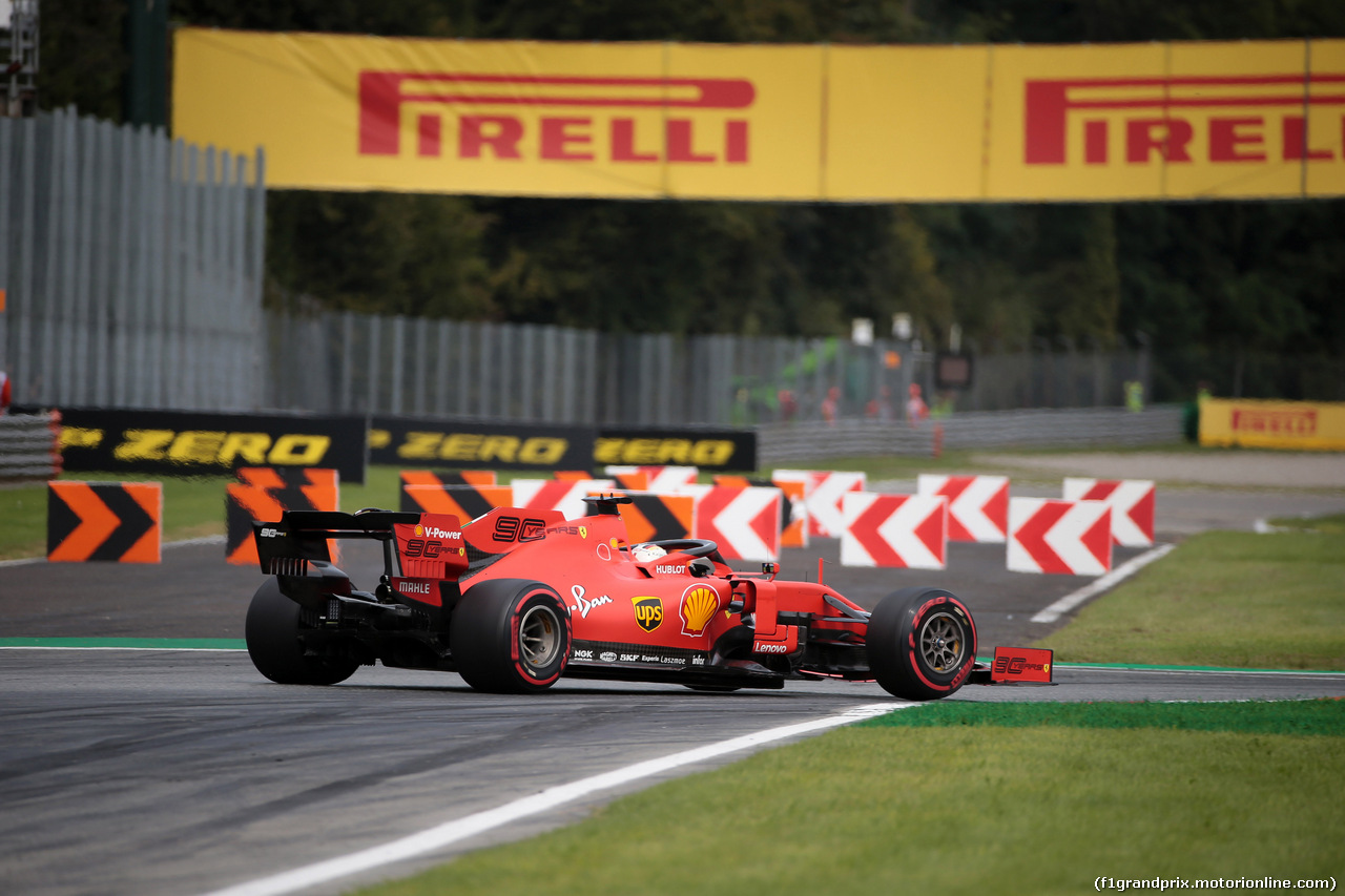 GP ITALIA, 07.09.2019 - Prove Libere 3, Sebastian Vettel (GER) Ferrari SF90