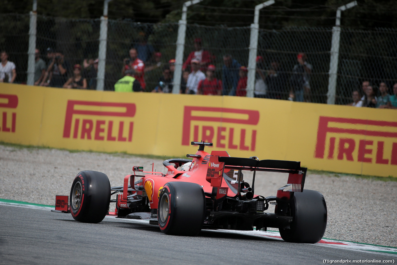 GP ITALIA, 07.09.2019 - Prove Libere 3, Sebastian Vettel (GER) Ferrari SF90