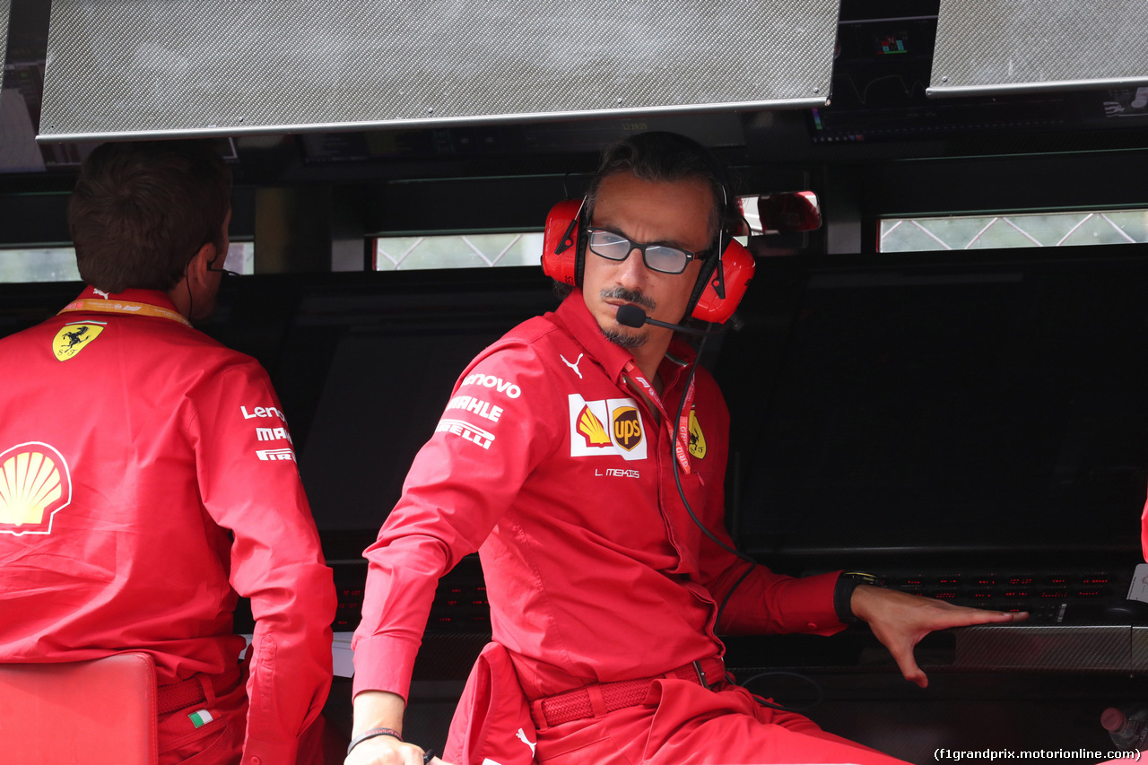 GP ITALIA, 07.09.2019 - Prove Libere 3, Laurent Mekies (FRA) Ferrari Sporting Director