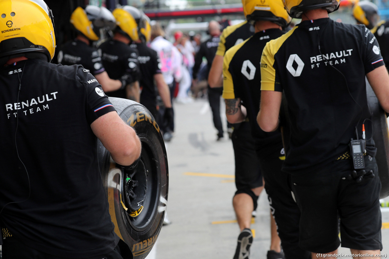 GP ITALIA, 07.09.2019 - Prove Libere 3, Renault meccanici