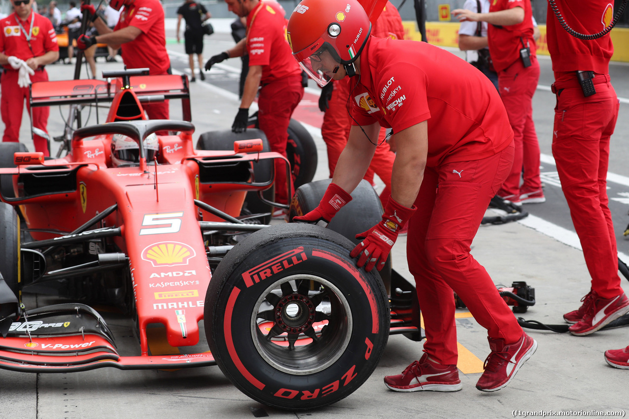 GP ITALIA, 07.09.2019 - Prove Libere 3, Sebastian Vettel (GER) Ferrari SF90