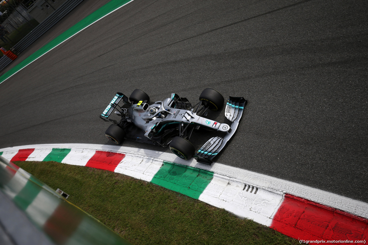 GP ITALIA, 07.09.2019 - Prove Libere 3, Valtteri Bottas (FIN) Mercedes AMG F1 W010