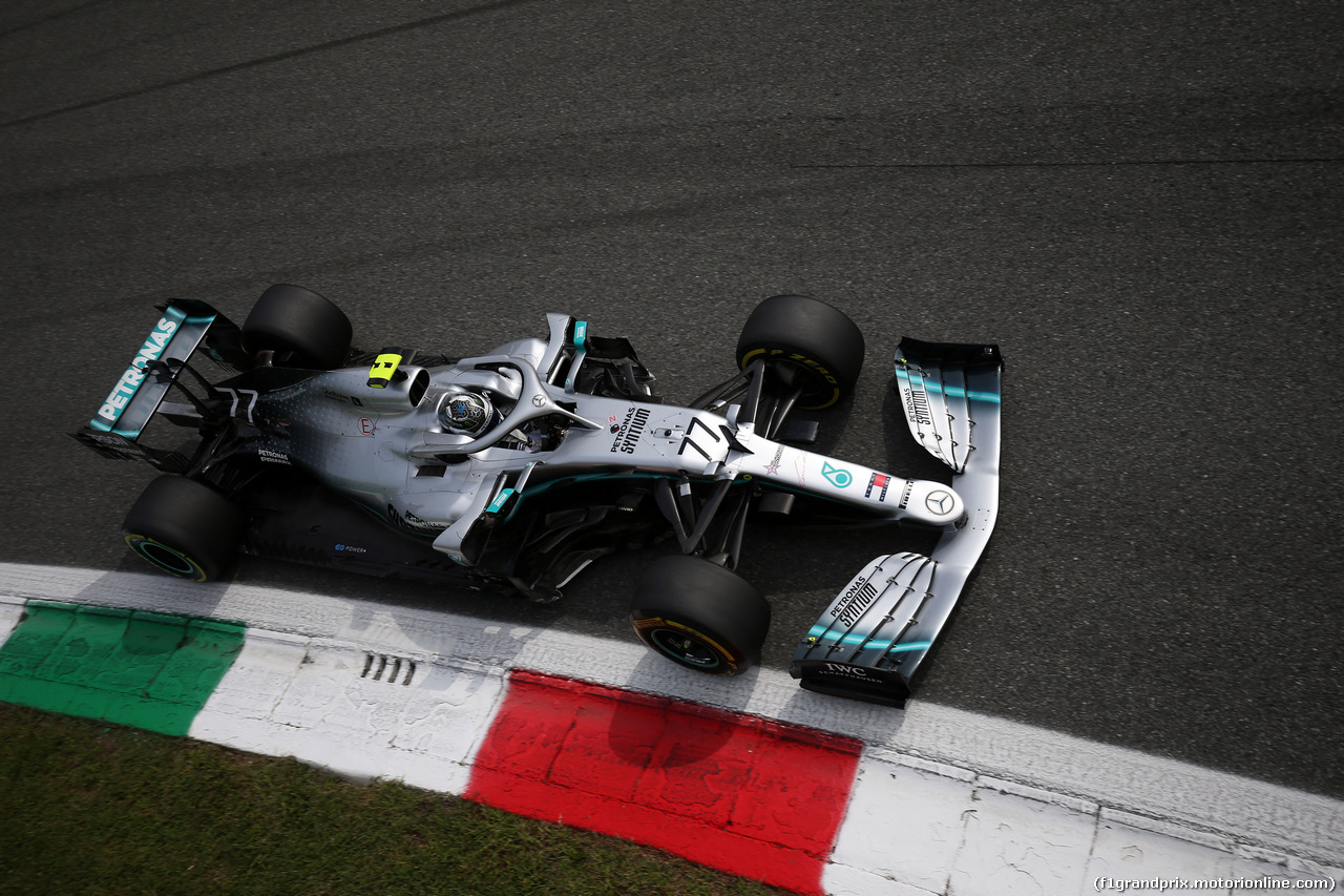 GP ITALIA, 07.09.2019 - Prove Libere 3, Valtteri Bottas (FIN) Mercedes AMG F1 W010