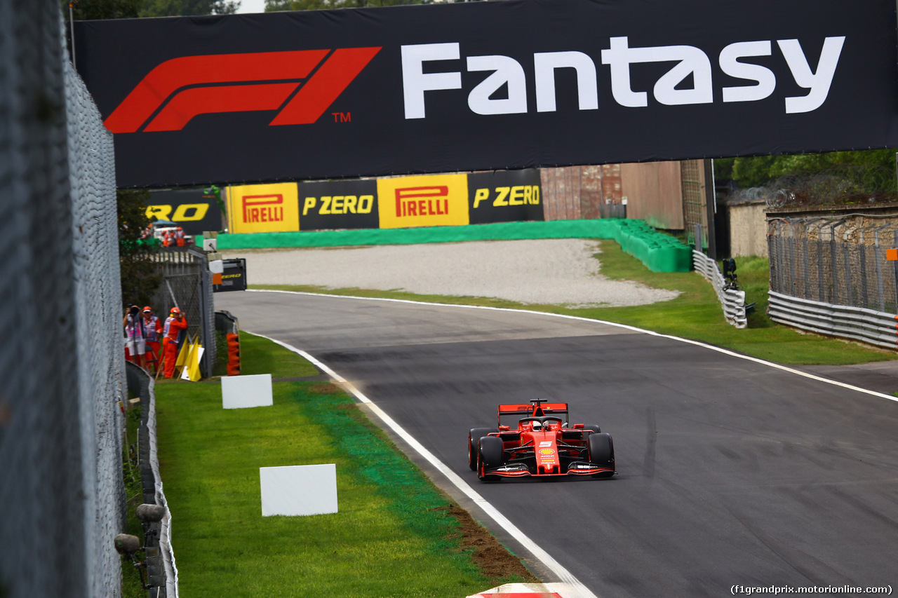 GP ITALIA, 07.09.2019 - Prove Libere 3, Sebastian Vettel (GER) Ferrari SF90