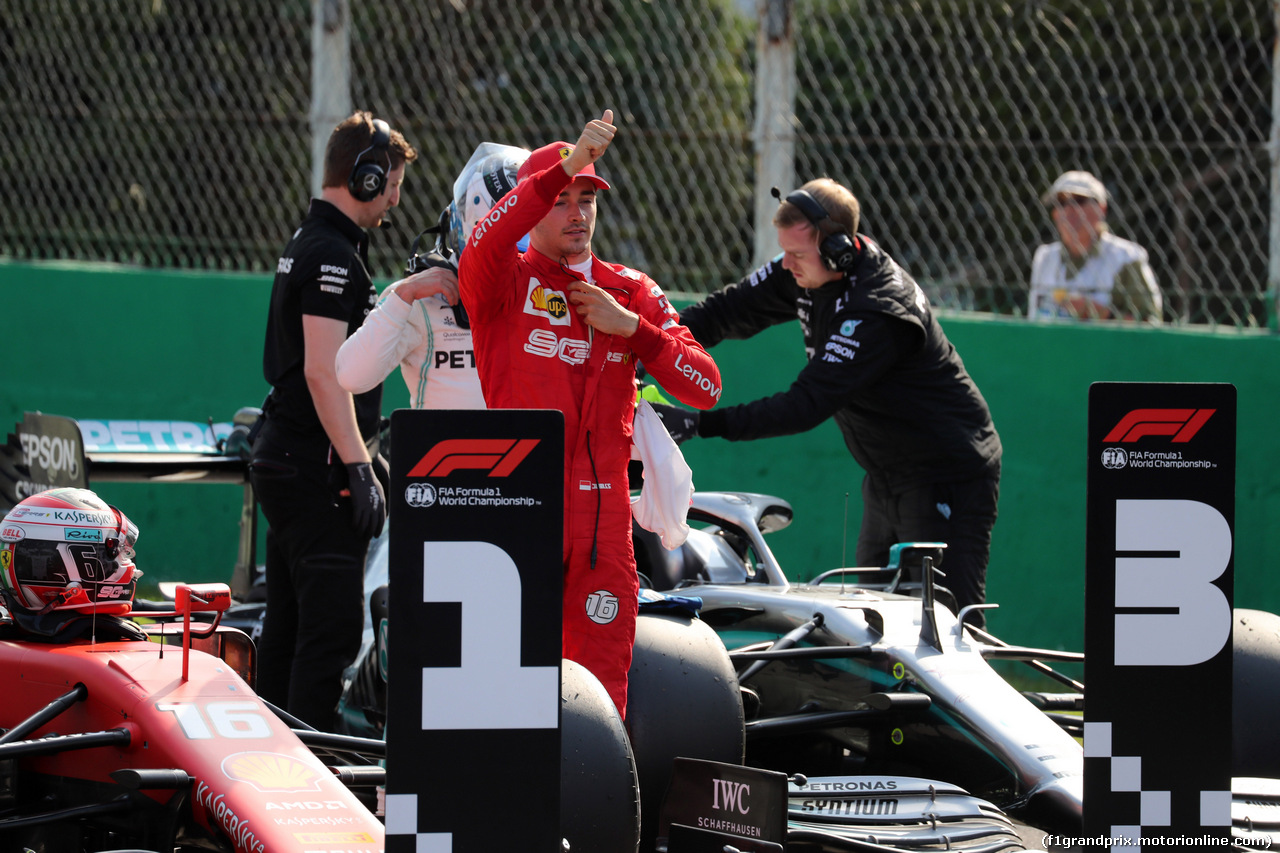GP ITALIA, 07.09.2019 - Qualifiche, Charles Leclerc (MON) Ferrari SF90  pole position
