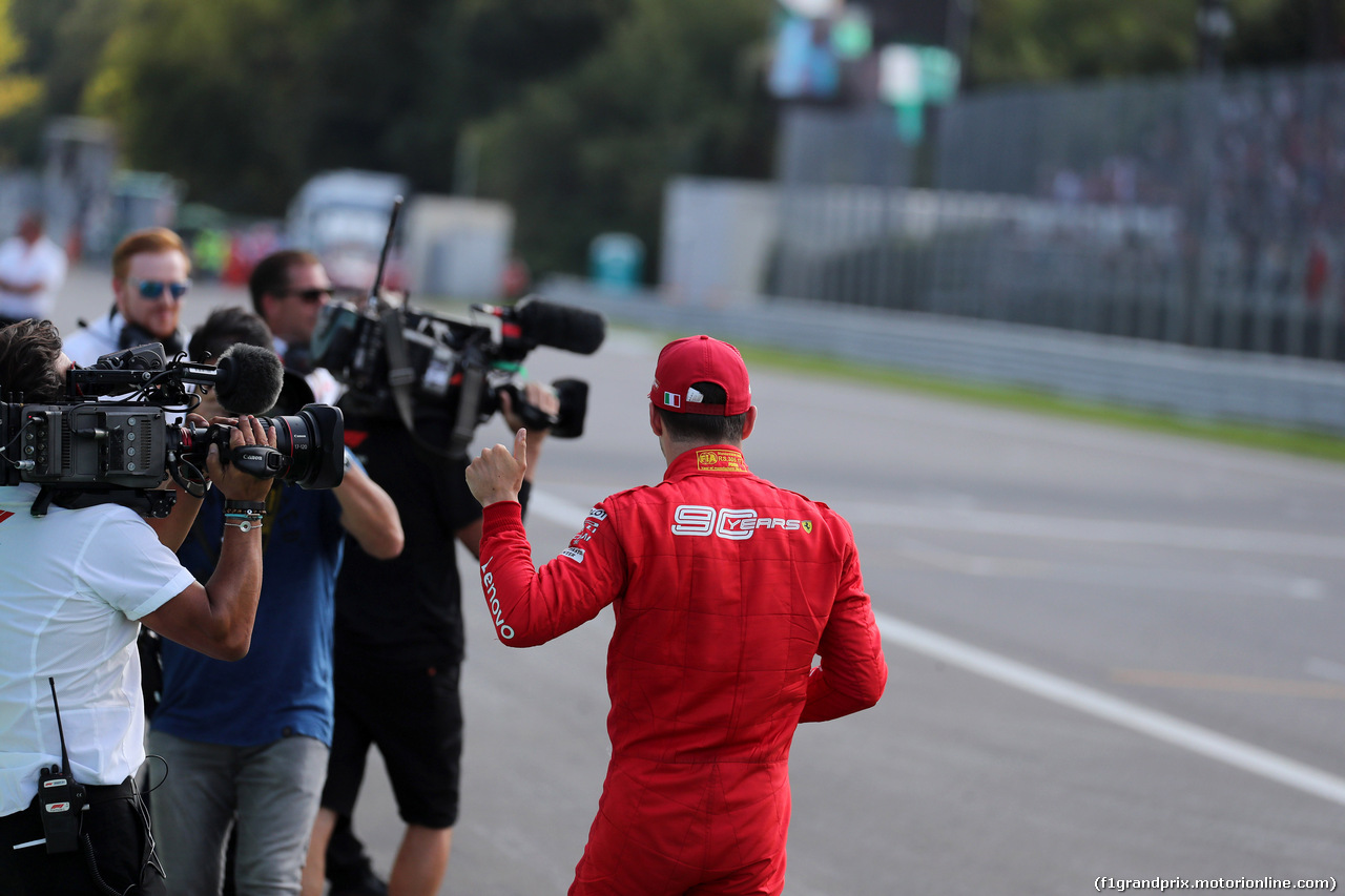 GP ITALIA, 07.09.2019 - Qualifiche, Charles Leclerc (MON) Ferrari SF90 pole position