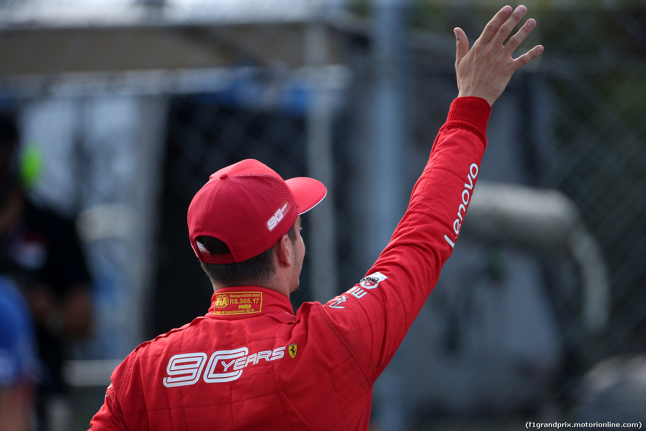 GP ITALIA, 07.09.2019 - Qualifiche, Charles Leclerc (MON) Ferrari SF90  pole position