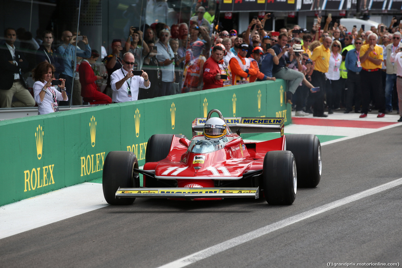 GP ITALIA, 07.09.2019 - Jody Scheckter (RSA) with his 1979 Ferrari 312T4