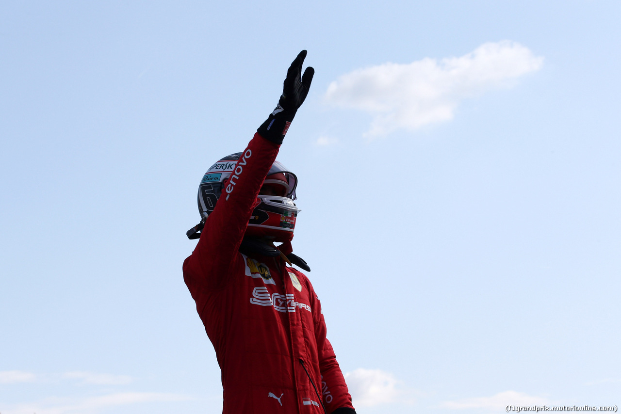 GP ITALIA, 07.09.2019 - Qualifiche, Charles Leclerc (MON) Ferrari SF90  pole position