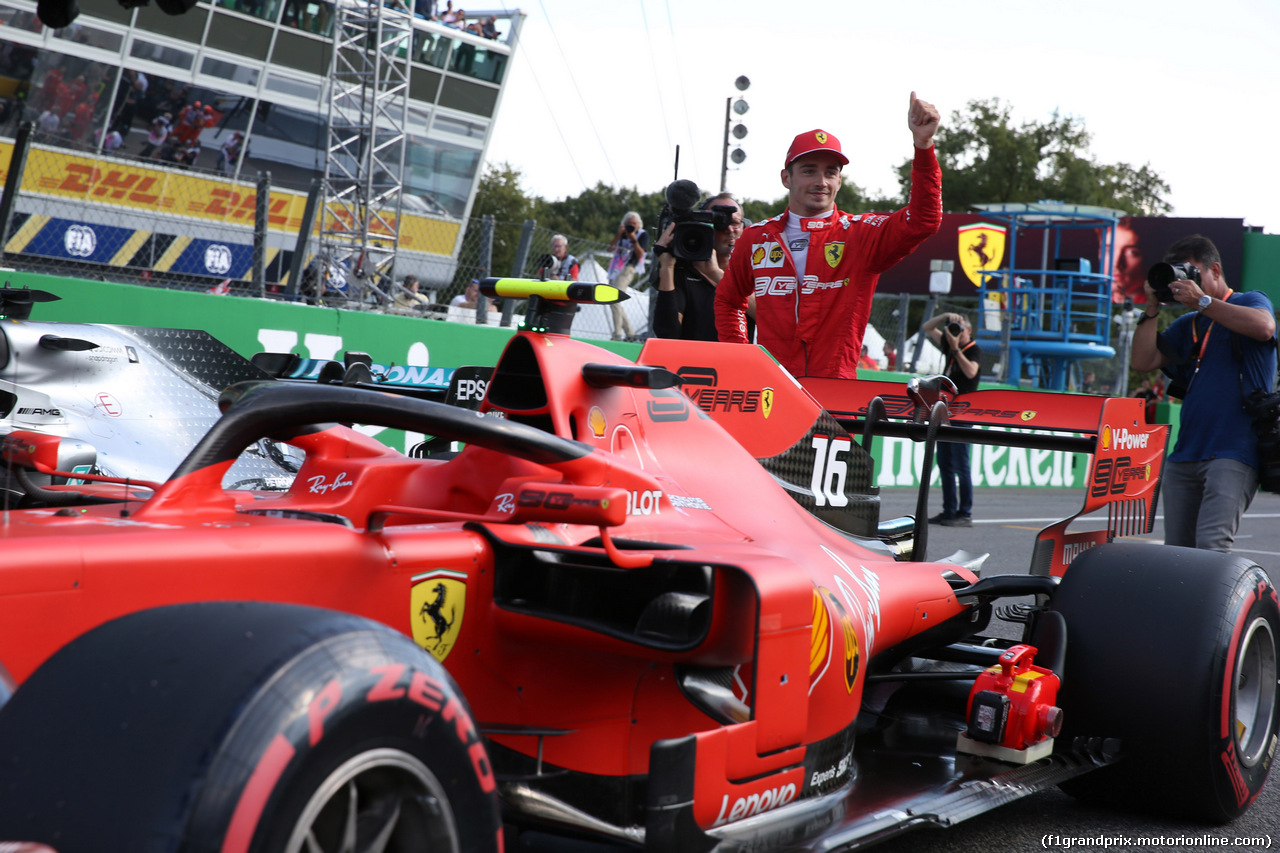 GP ITALIA, 07.09.2019 - Qualifiche, Charles Leclerc (MON) Ferrari SF90 pole position