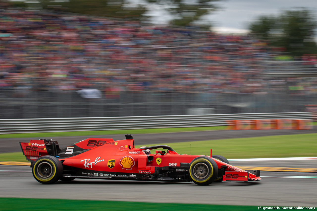 GP ITALIA, 07.09.2019 - Qualifiche, Sebastian Vettel (GER) Ferrari SF90
