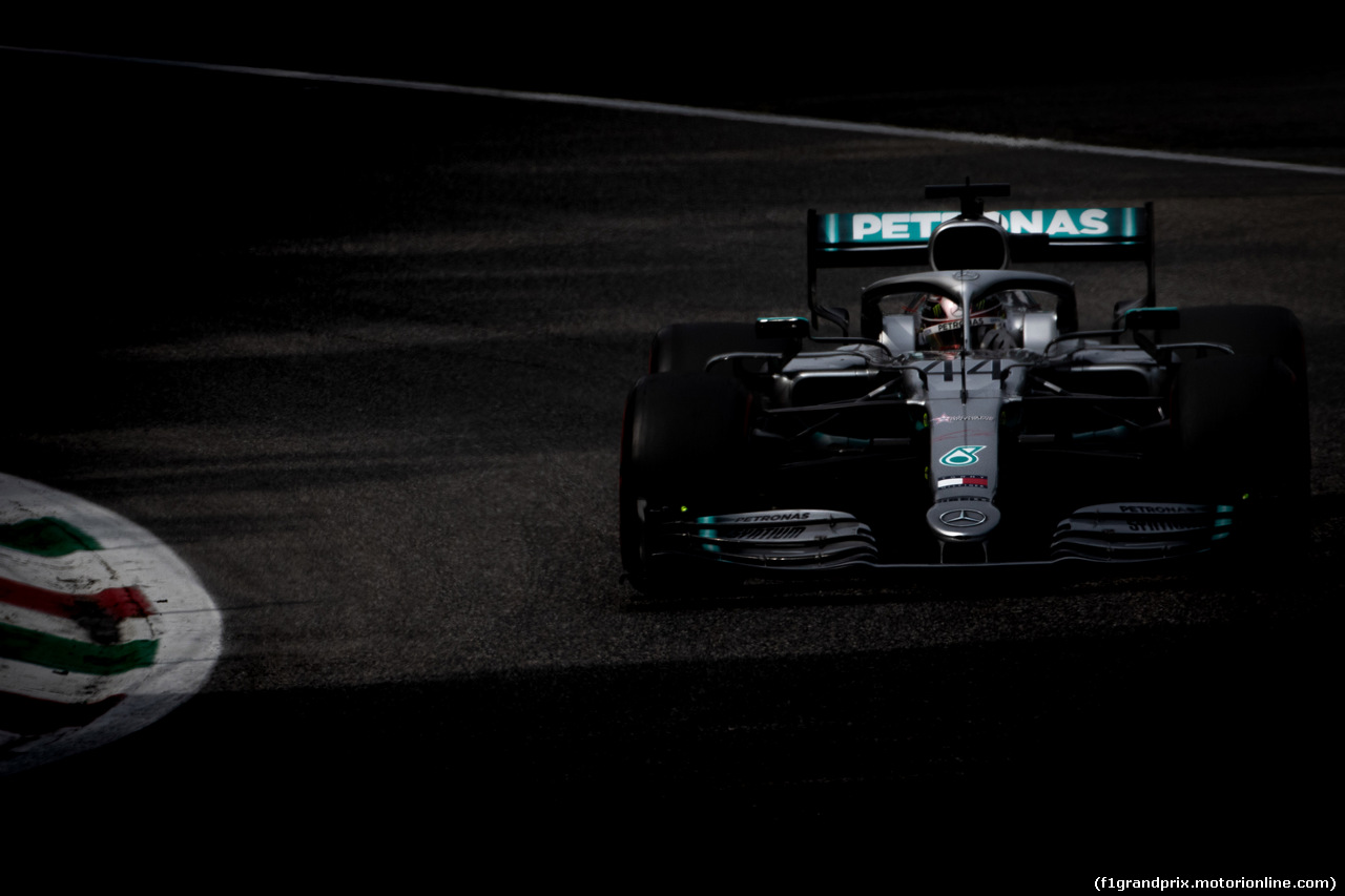 GP ITALIA, 07.09.2019 - Qualifiche, Lewis Hamilton (GBR) Mercedes AMG F1 W10