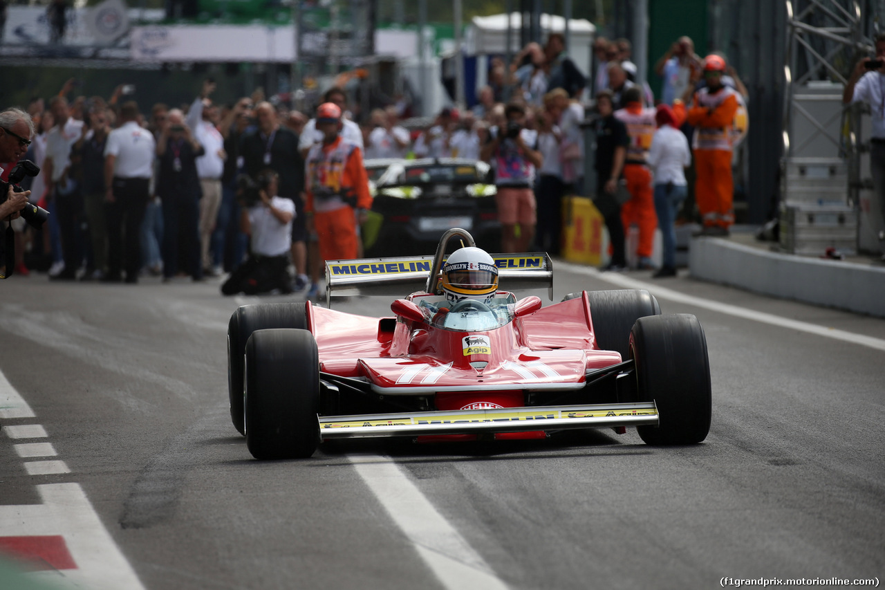 GP ITALIA, 07.09.2019 - Jody Scheckter (RSA) with his 1979 Ferrari 312T4