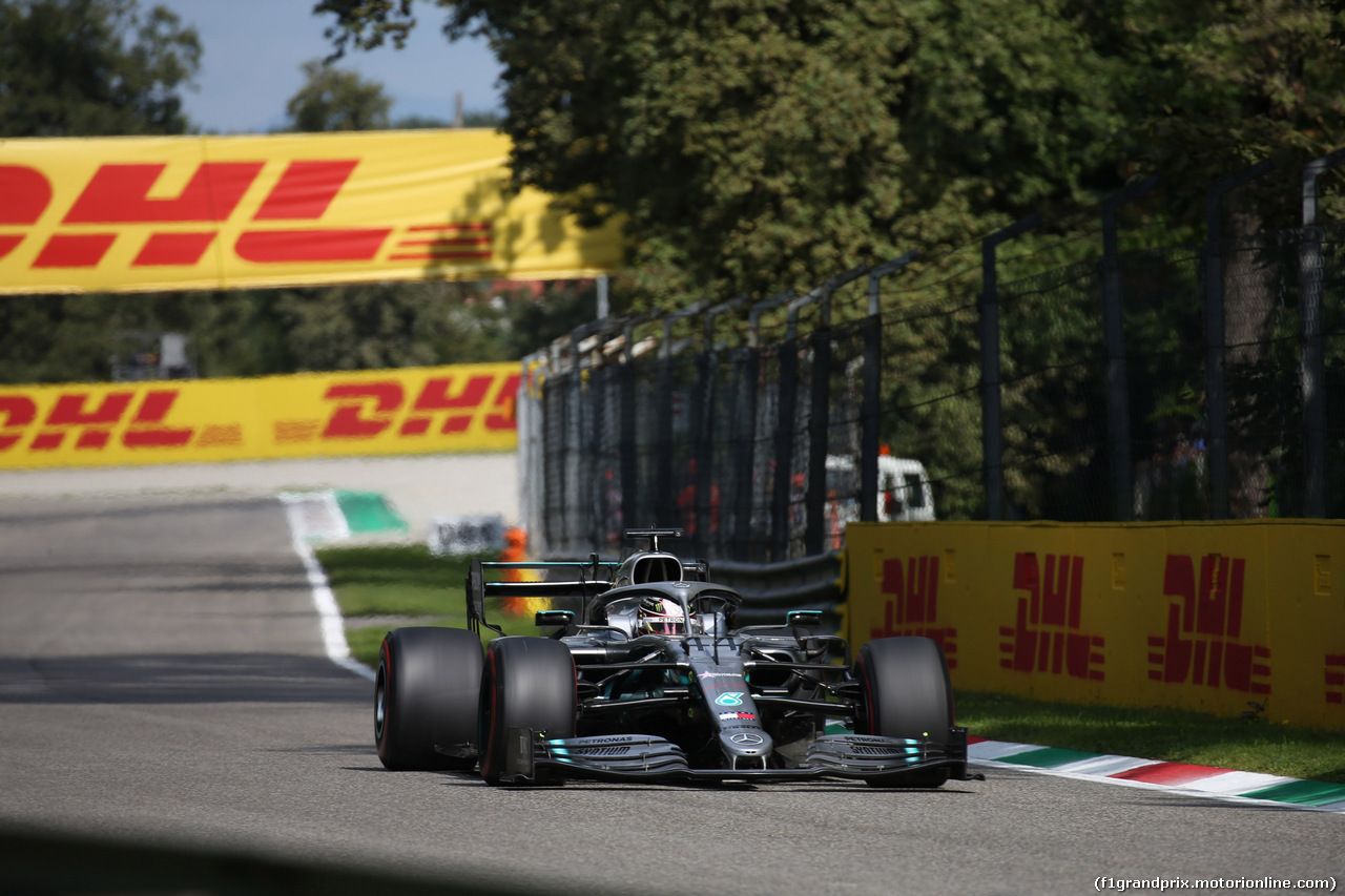 GP ITALIA, 07.09.2019 - Qualifiche, Lewis Hamilton (GBR) Mercedes AMG F1 W10