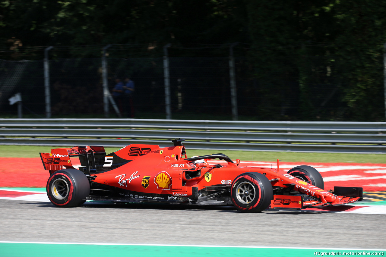 GP ITALIA, 07.09.2019 - Qualifiche, Sebastian Vettel (GER) Ferrari SF90