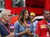 GP ITALIA, 07.09.2019 - Free Practice 3, Jacques Villeneuve (CAN), Federica Masolin (ITA) Sky e Marc Gene (ESP), Test Driver Ferrari