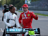 GP ITALIA, 07.09.2019 - Qualifiche, Lewis Hamilton (GBR) Mercedes AMG F1 W10 e Charles Leclerc (MON) Ferrari SF90 pole position