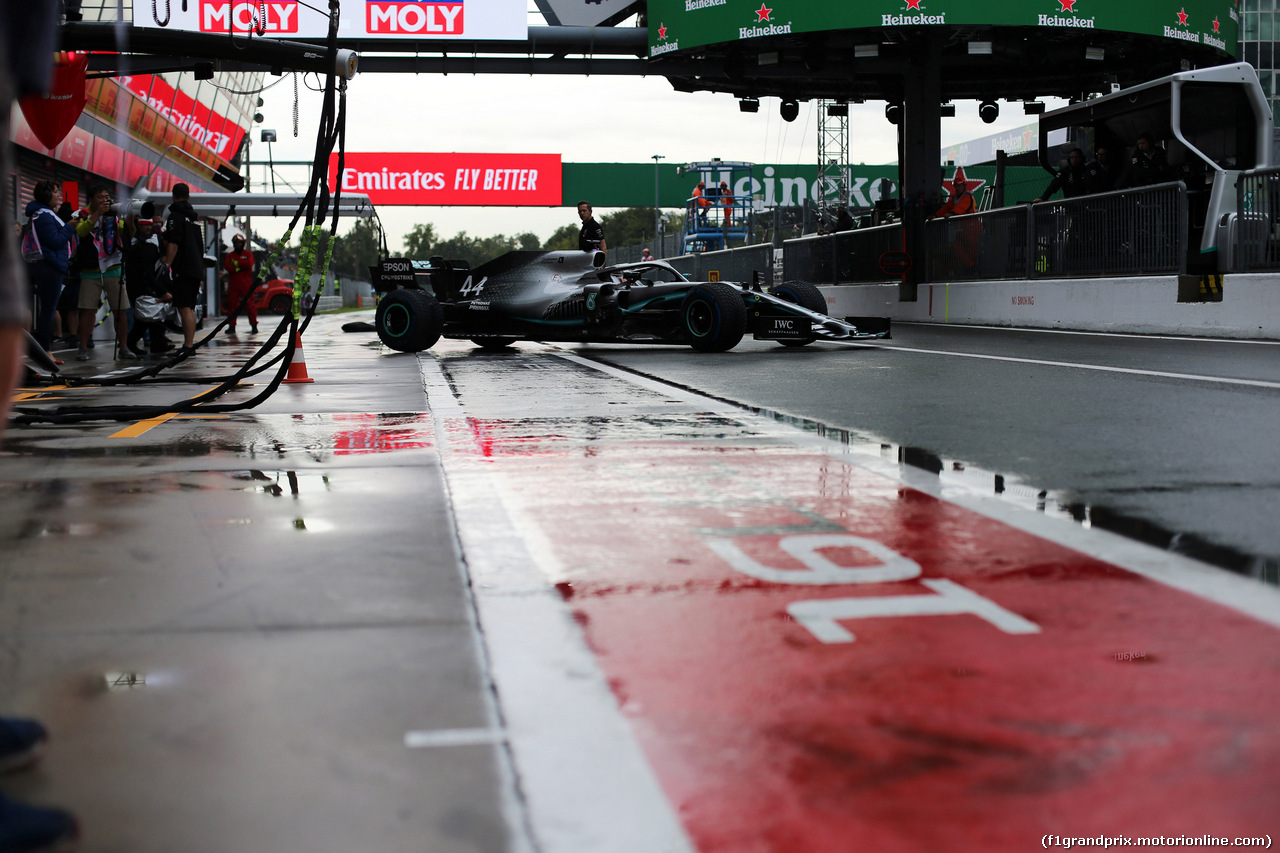 GP ITALIA, 06.09.2019 - Prove Libere 1, Lewis Hamilton (GBR) Mercedes AMG F1 W10