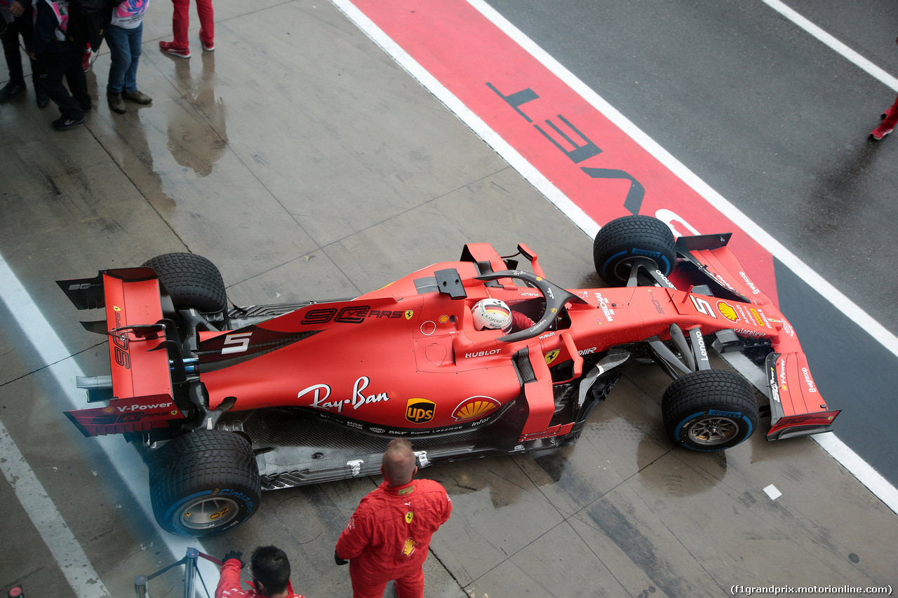 GP ITALIA, 06.09.2019 - Prove Libere 1, Sebastian Vettel (GER) Ferrari SF90