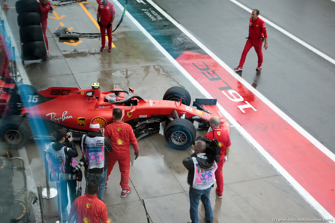 GP ITALIA, 06.09.2019 - Prove Libere 1, Charles Leclerc (MON) Ferrari SF90