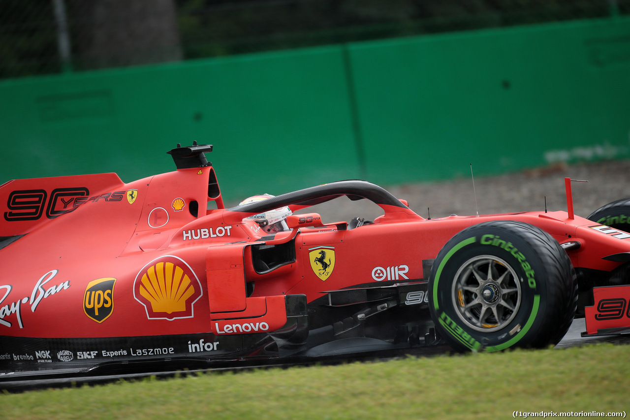 GP ITALIA, 06.09.2019 - Prove Libere 1, Sebastian Vettel (GER) Ferrari SF90