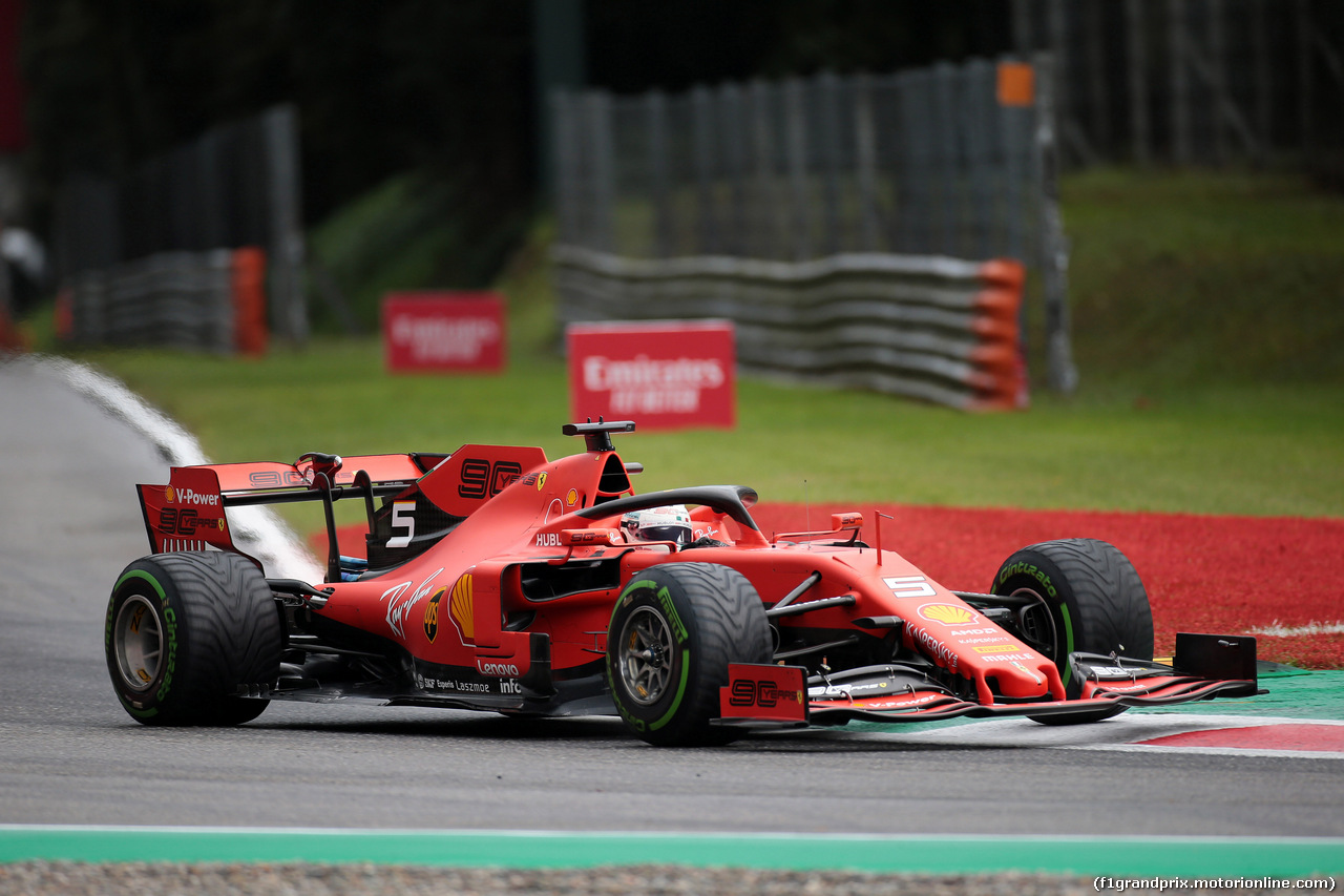 GP ITALIA, 06.09.2019 - Prove Libere 1, Sebastian Vettel (GER) Ferrari SF90