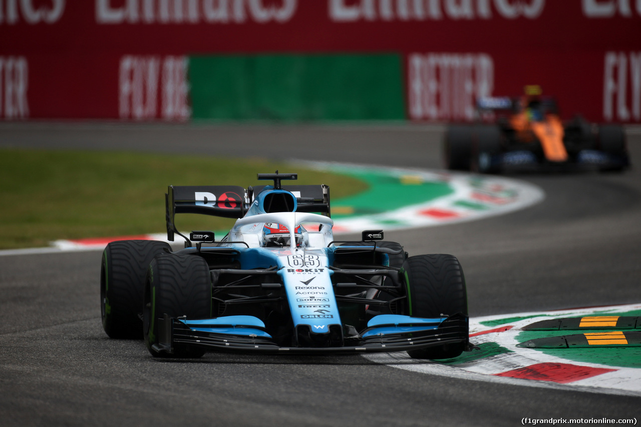 GP ITALIA, 06.09.2019 - Prove Libere 1, George Russell (GBR) Williams Racing FW42