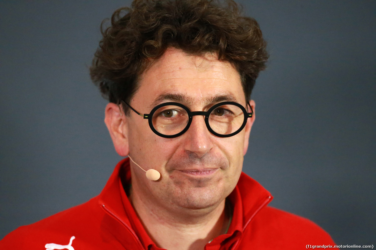 GP ITALIA, 06.09.2019 - Conferenza Stampa, Mattia Binotto (ITA) Ferrari Team Principal
