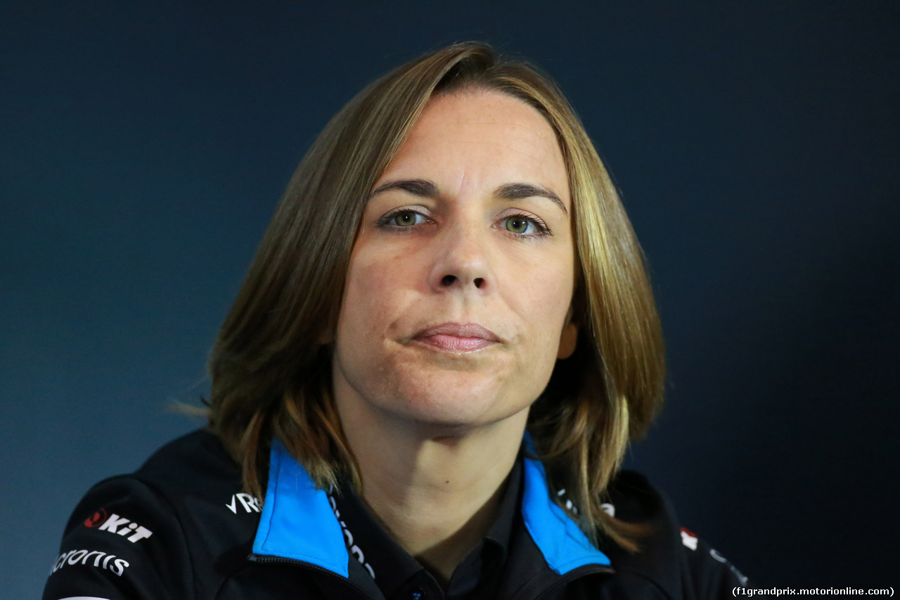 GP ITALIA, 06.09.2019 - Conferenza Stampa, Claire Williams (GBR) Williams Deputy Team Principal.