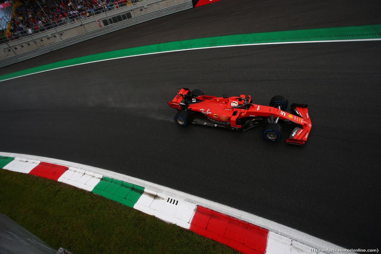 GP ITALIA, 06.09.2019 - Prove Libere 1, Sebastian Vettel (GER) Ferrari SF90