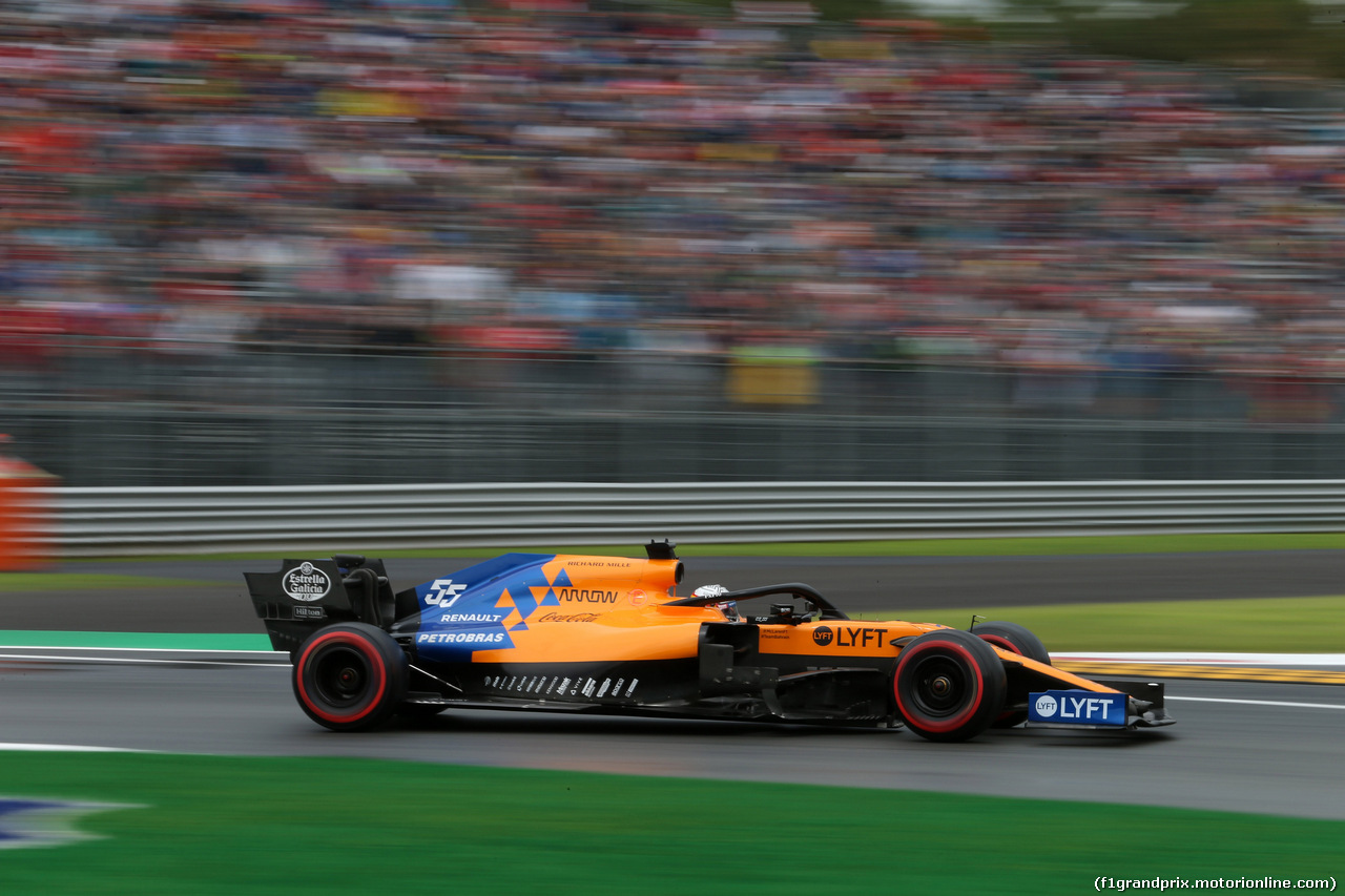 GP ITALIA, 06.09.2019 - Prove Libere 1, Carlos Sainz Jr (ESP) Mclaren F1 Team MCL34