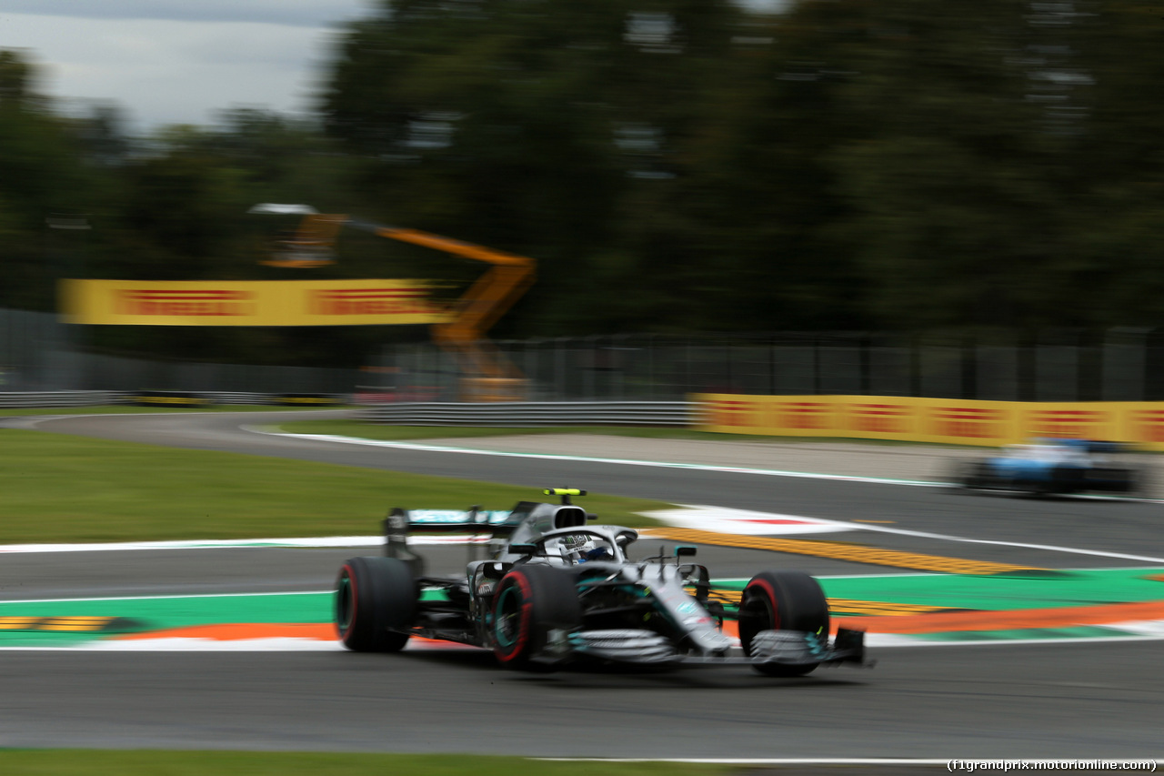 GP ITALIA, 06.09.2019 - Prove Libere 1, Valtteri Bottas (FIN) Mercedes AMG F1 W010