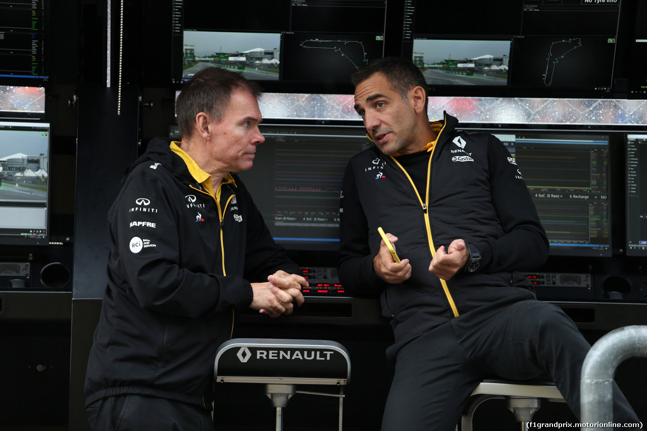 GP ITALIA, 06.09.2019 - Prove Libere 1, Alan Permane (GBR) Renault Sport F1 Team Trackside Operations Director e Cyril Abiteboul (FRA) Renault Sport F1 Managing Director
