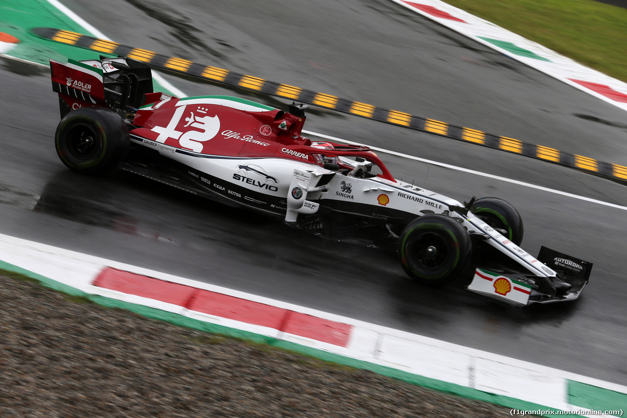 GP ITALIA, 06.09.2019 - Prove Libere 1, Kimi Raikkonen (FIN) Alfa Romeo Racing C38
