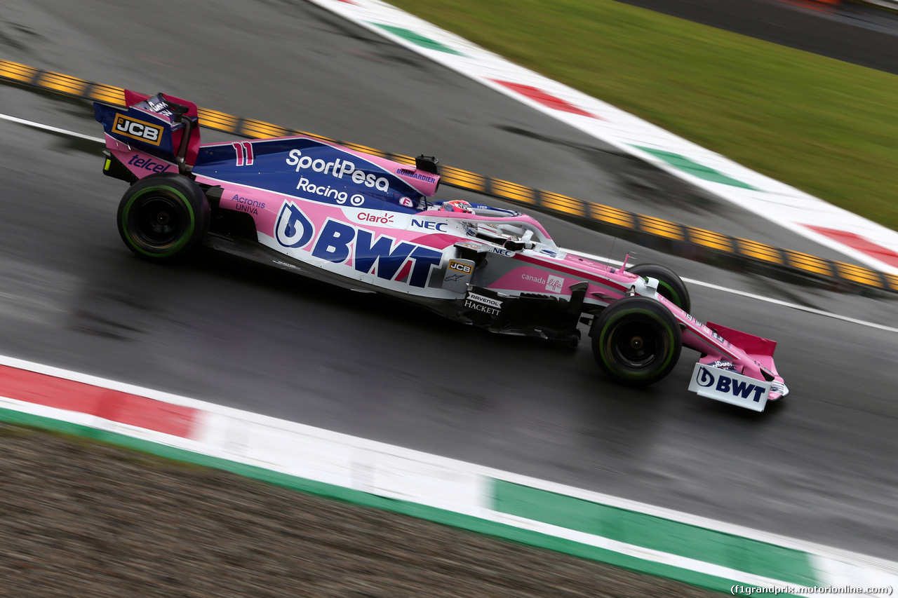 GP ITALIA, 06.09.2019 - Prove Libere 1, Sergio Perez (MEX) Racing Point F1 Team RP19