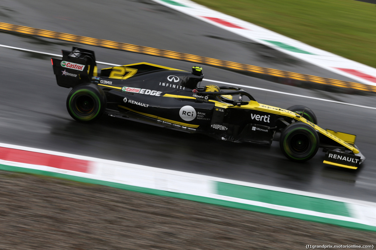 GP ITALIA, 06.09.2019 - Prove Libere 1, Nico Hulkenberg (GER) Renault Sport F1 Team RS19