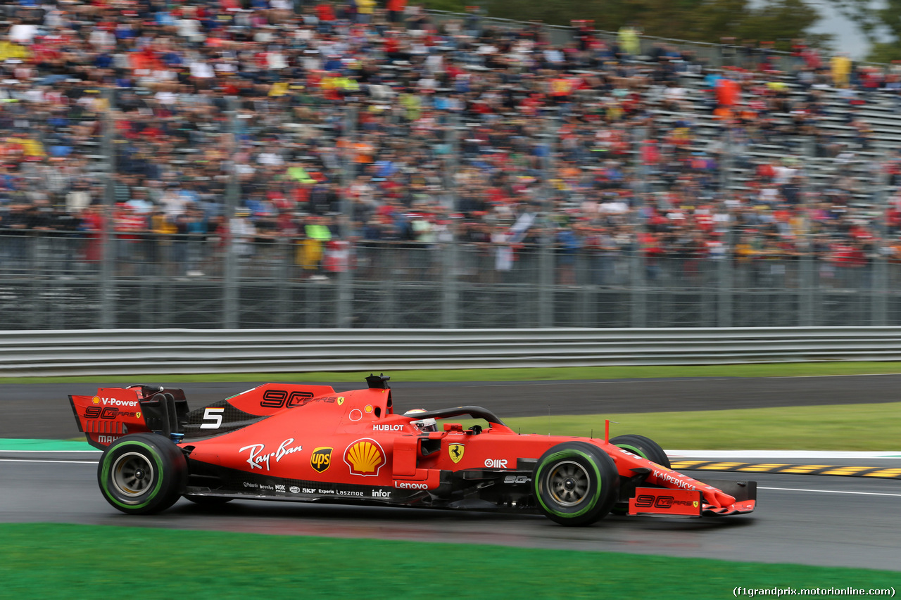 GP ITALIA, 06.09.2019 - Prove Libere 1, Sebastian Vettel (GER) Ferrari SF90